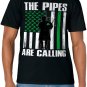 The Pipes Are Calling St Patricks Day Gift Irish Bagpipe T-Shirt