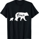 Mama Bear with 1 One Cub Fun Mom Mother Gift T-Shirt