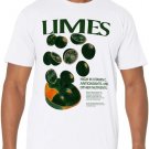 Limes Funny High In Vitamin C Antioxidants Other Nutrients T-Shirt