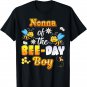 Nonna Of The Bee-day Boy Sweet Birthday Bee Mother's Day T-Shirt