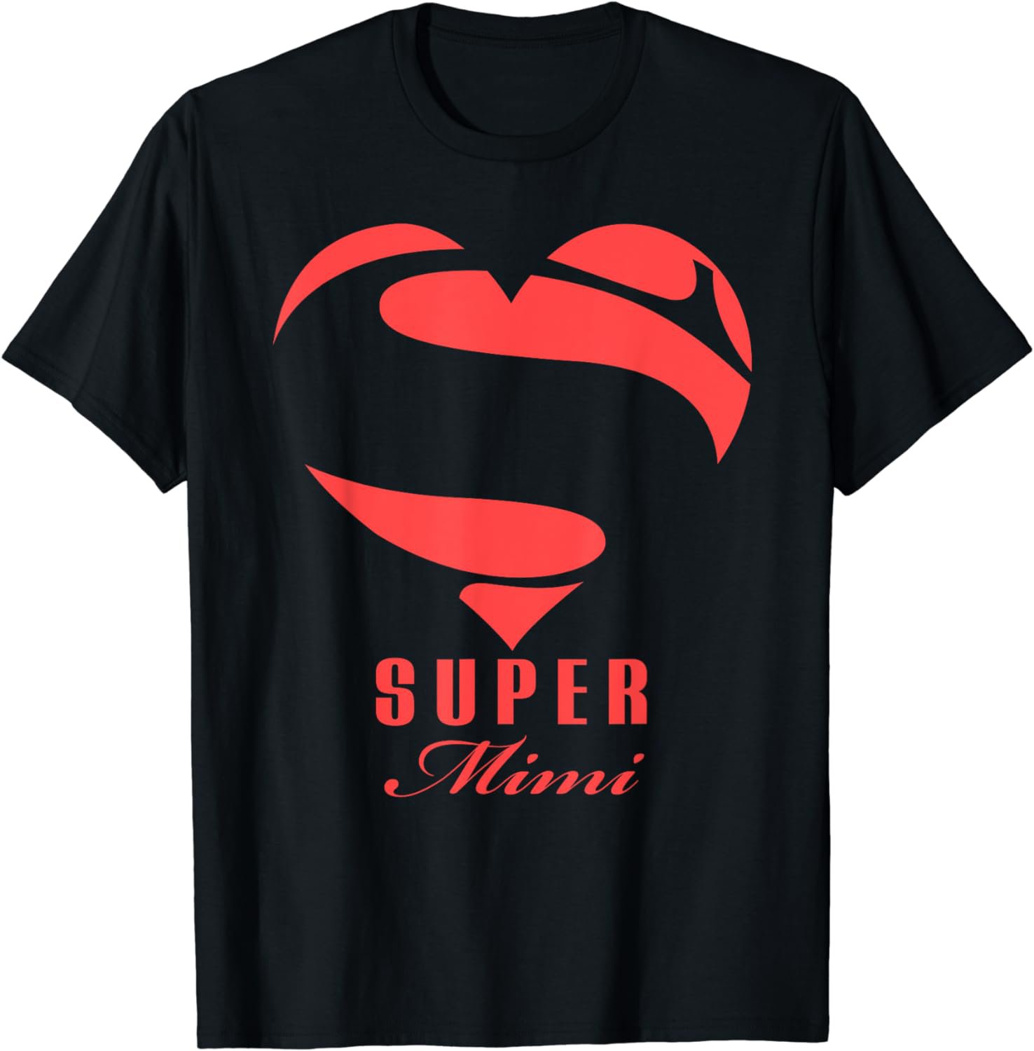 Super Mimi Superhero Mimi T Shirt Gift Mother Father Day