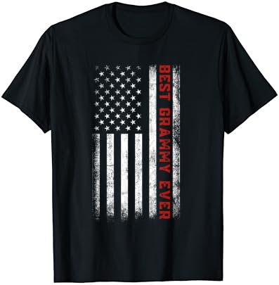 Best Grammy Ever American Flag Patriotic Grammy Mother's Day T-Shirt