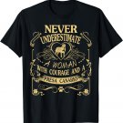A Woman With Courage And a Presa Canario T Shirt