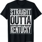 Straight Outta Kentucky T-Shirt Patriotic Kentucky State T-Shirt
