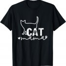 Funny Cat Lady Mama Cat Lovers - Retro Best Cat Mom Ever T-Shirt