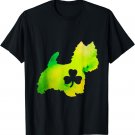Dog Mom Dog Lover St. Patrick's Day Westie Mom Mens Womens T-Shirt