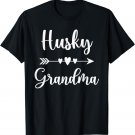 Husky Grandma Husky Dog Lovers Gift Funny Mother's Day T-Shirt