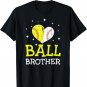 Cute Baseball and Softball Brother Tee Funny Brother Lover T-Shirt