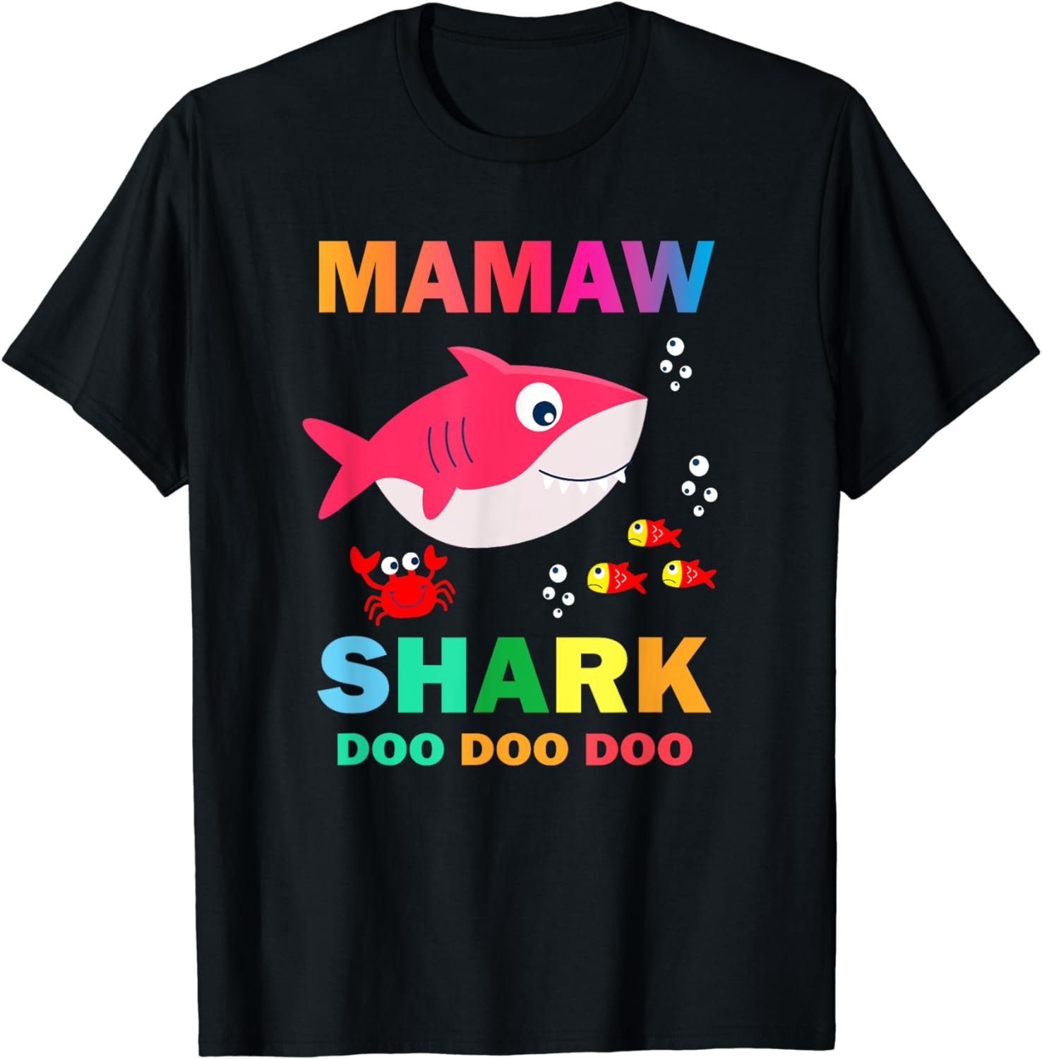 Mamaw Shark Shirt, Fathers Day Gift From Wife Son Daughter