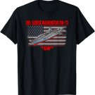 Veterans Day Aircraft Carrier USS George Washington CVN-73 T-Shirt