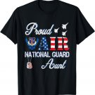 Proud Air National Guard Aunt Shirt Air Force Veterans Day T-Shirt