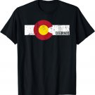 State of Colorado Flag T Shirt Gift For Men Women Vintage T-Shirt