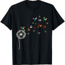 Farm Bird Animal Lover Farmer Gift Dandelion Chicken T-Shirt