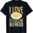 Fettuccine Alfredo Chicken Sauce Recipes Vegan Pasta T-Shirt