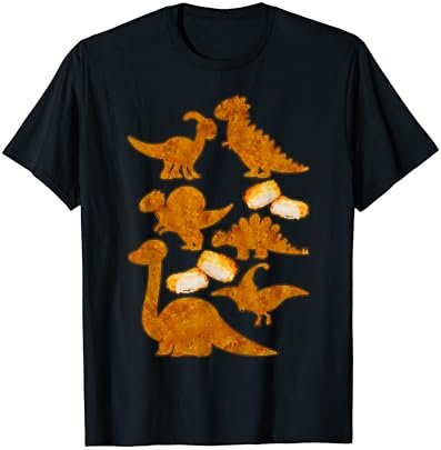 Dinosaurs Nug Life Dino Funny Chicken Nuggets T-Shirt