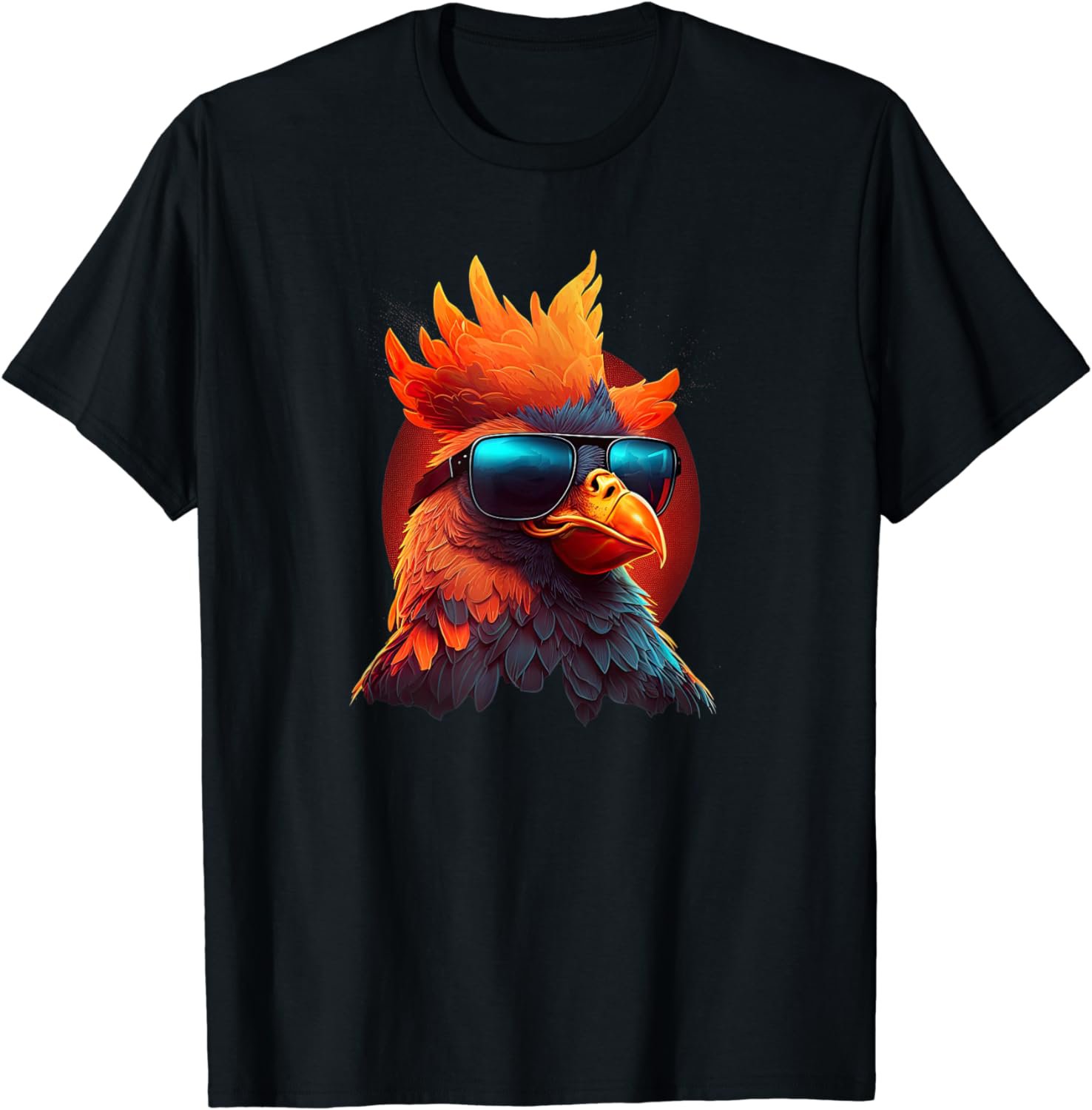 Chicken Cool Sunglasses T-Shirt