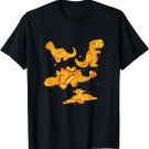 Dino Chicken Nuggets Food Lover Funny Dinosaur Shape T-Shirt