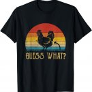 Vintage Guess What Chicken Butt T-Shirt Farm Farmer Funny T-Shirt