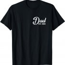 Mens New Dad Est 2024 First Fathers Day 2024 Promoted to Daddy T-Shirt