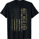 Best Welo Ever Camouflage American Flag Father's Day T-Shirt