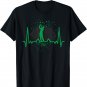 Golf Club Golfing Golf Course Sport Golfer Heartbeat Golf T-Shirt