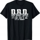 D.A.D. Dads Against Diapers Men's Humor Funny Father T-Shirt
