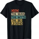 Ski Dad Legend Skiing Father's Day Skier T-Shirt