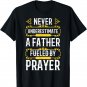 Best Dad Ever Religious Prayer Warrior Christian Fathers Day T-Shirt