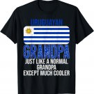 Mens Vintage Uruguayan Grandpa Uruguay Flag for Father's Day T-Shirt
