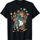 I Love My Staffordshire Bull Terrier Dog Valentines Day T-Shirt