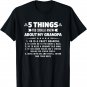 5 Things You Should Know About My Grandpa Funny Gift T-Shirt