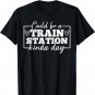 Could Be A Train Station Kinda Day Vintage Hearts Men Women T-Shirt