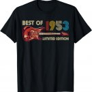 Best Of 1953 70th Birthday Guitar Father's Day Dad Gifts T-Shirt