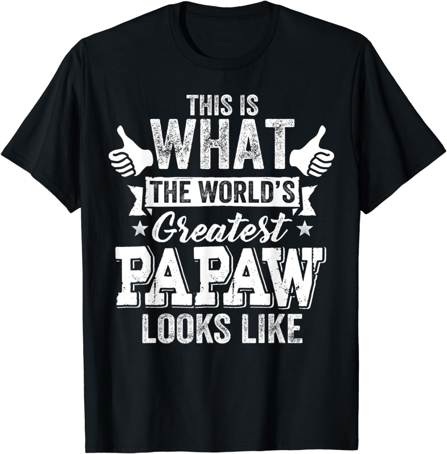 This Is What Awesome The World's Greatest Papaw Looks Like T-Shirt