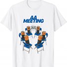 AA Meeting Battery Funny Sarcastic Humor T-Shirt