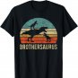 Funny Brother Dinosaur 3 Three kids Big Little Brothersaurus T-Shirt