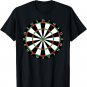 Dartboard Darts Player Bullseye Ace Lovers Dart Fun Gift T-Shirt
