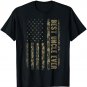 Best Uncle Ever Camouflage American Flag Father's Day T-Shirt
