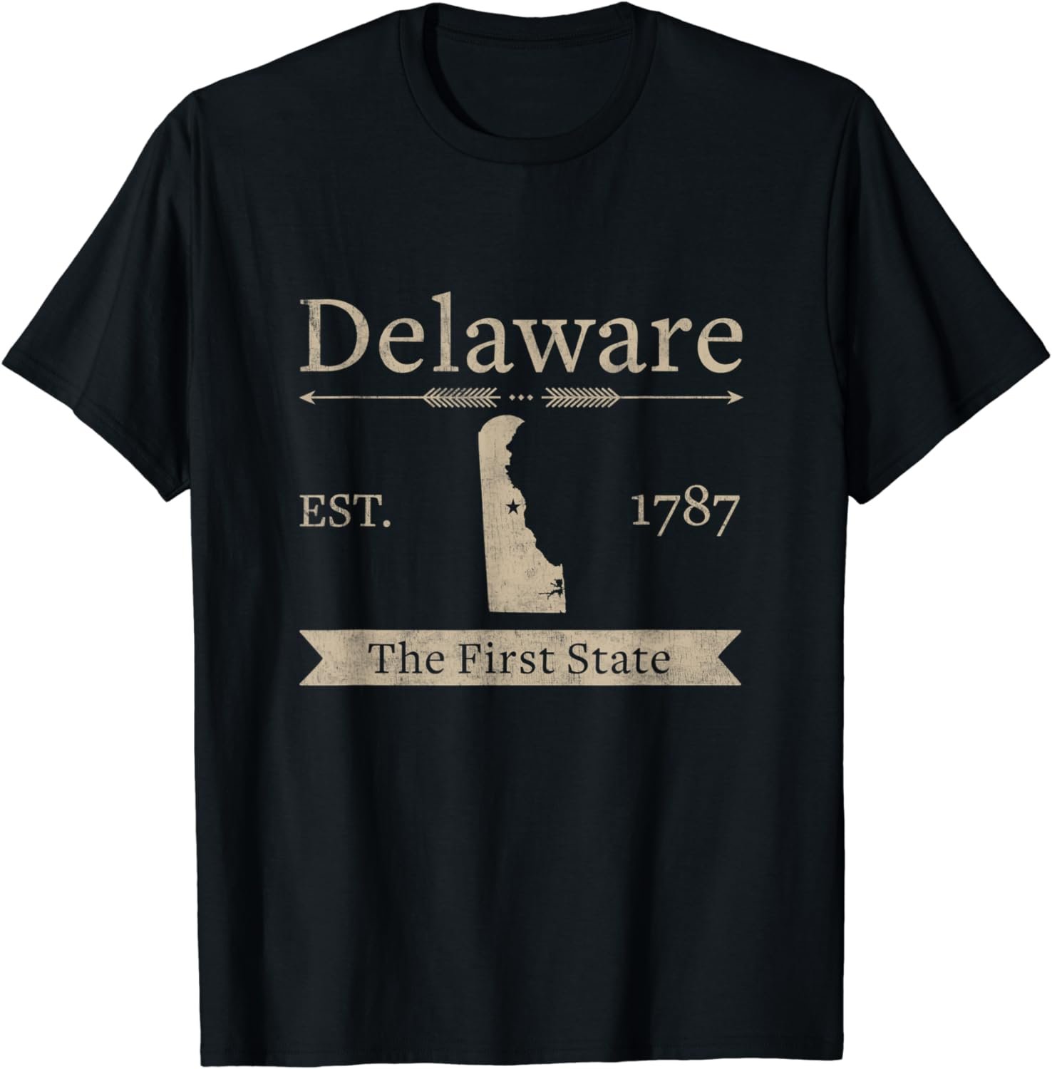 The First State - Delaware Home State T-Shirt