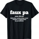 Mens Faux Pa Pas Funny Novelty Birthday Fathers Dad Day Gift Tee T-Shirt
