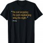 TRACEY Gift Quote Funny Birthday Personalized Name Idea T-Shirt