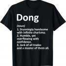 DONG Definition Personalized Name Funny Birthday Gift Idea T-Shirt