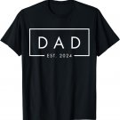 Mens Dad Est 2024, First Fathers Day 2024, New Dad Birthday, Dada T-Shirt