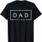 Mens Dad Est 2024, First Fathers Day 2024, New Dad Birthday, Dada T-Shirt