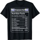 Uruguayan Dad Nutrition Facts Fathers Day T-Shirt