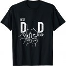 Best Dad Ever Fist Bump Dad Of Three Kids Funny Fathers Day T-Shirt