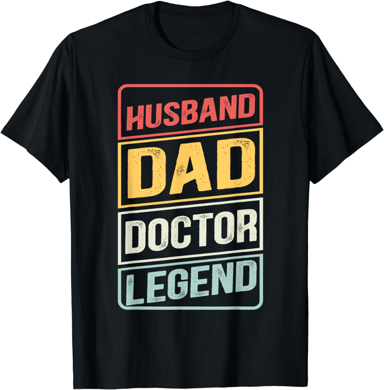 Vintage Husband Dad Doctor Legend retro funny Father's Day T-Shirt
