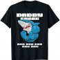 Daddy Shark shirt Funny Fathers Day gift for Kids Mens dad T-Shirt