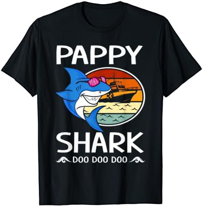 Pappy Shark Shirt Father's Day Gifts For Men Grandpa Shark