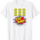 Cat Dad Comic Funny Shirt for Fathers of Cats
